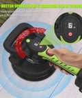 Handheld Tile Vibration Leveling Tool with 6 Speed Adjustable Settings, LCD Display, Pro Grade Suction Cup, and One Touch Start