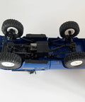 Underside view of RC Crawler C24 4x4 Off Road Truck RTR 1/16 Scale All Terrain With Proportional Steering 2.4GHz Radio LED Lights