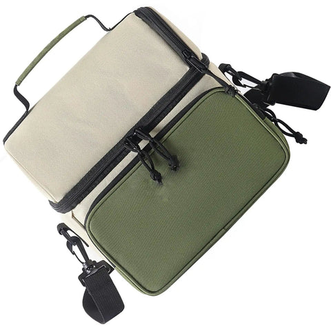 Spill Proof Insulated Cooler Backpack With Hella Tough Oxford Fabric And Multiple Compartments for outdoor adventures.