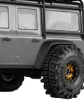 Beadlock Alloy RC Wheels For 1/18 And 1/24 RC Crawlers Gold 4 Pack Built Tough With CNC Machined 6061 T6 Aluminum Rims