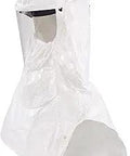Primair 100 Series Coated Bibbed Hood 3-Pack Replacement For PA121 PA122 With Air Over Lens To Cut Fog And Splash. White polypropylene hood.