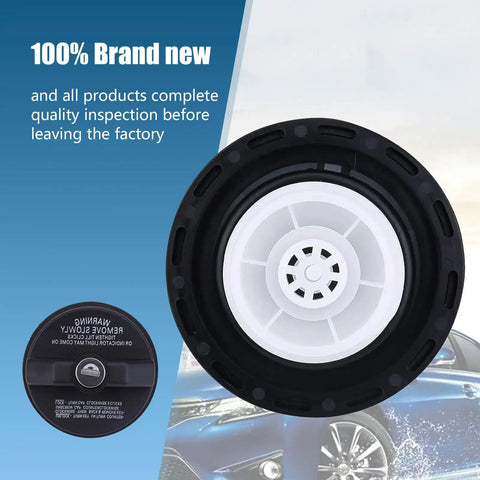 Locking Fuel Tank Cap With Key For Cars, Anti Theft ABS Gas Cap, Universal Fit, Durable Black Cap With Replaceable Accessories