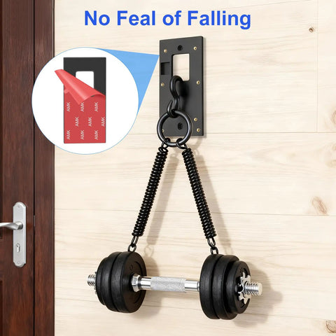 No Drill Doorbell Mount With Heavy Duty Adhesive Tape For Battery Powered Smart Video Doorbells, showing a secure wall-mounted bracket.