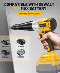 Cordless Pro Grade Rivet Gun Compatible With 20V Max Batteries, battery not included, shown riveting metal
