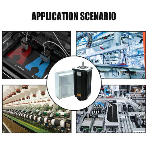 50Nm Three Phase Stepper Brake Motor With HB3722MA Hybrid Driver For CNC Engravers And Lathes, Ideal For CNC Routers, Mills, Engraving Machines, 3D Printers, Robotics And DIY Automation Projects, with driver and industrial uses