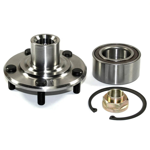 Wheel Hub And Bearing Repair Kit With New Hub Sealed Bearing Wheel Studs Snap Ring And Axle Nut To Bring Back That Smooth Ride Long