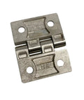 Heavy Duty Polish Stainless Steel Hinge Door Cabinet Hardware With Knee Brace Concealed Electric Box Machine Furniture Parts image, showing polished hinge detail.
