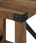 4 Pack Heavy Duty Iron Corner Protectors 2x2x1.5 Inch Black Decorative Corner Brackets For Furniture shown on table corner