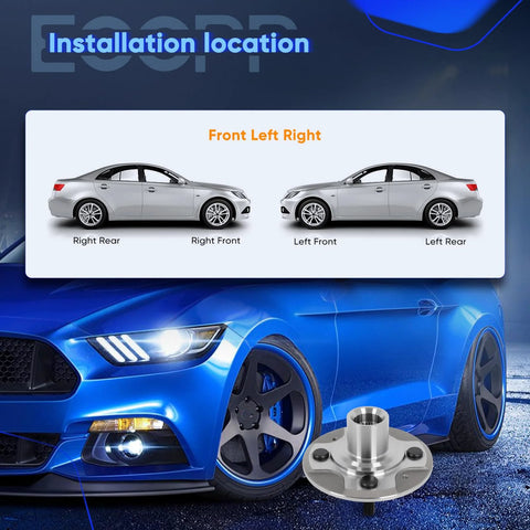 Installation location for Front Wheel Hub Bearing Assembly OE 44600-S5D-A00 For Honda Civic 2001-2005 And Honda Fit 2009-2013
