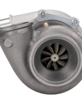 Forward Turbocharger 4849G Dual V Band 0.72 AR Adapter Up To 550 HP front view showing 9 Blade G Aero Wheel