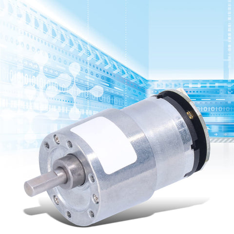 12V DC Gear Motor With Encoder Micro Geared Motor For Forward And Reverse Motion 20 RPM Low Voltage Drive