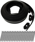 40 Foot Flexible Plastic Garden Edge Roll With 40 Spikes Two Inch Tall No Dig Landscape Border Lay It Down Easy For Paver Edging