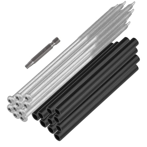 10 Pack 7 Inch Gutter Screws And Plastic Ferrules For Sagging Gutter Repair No Fuss Easy Install Rust Resistant Weatherproof Kit Includes Screwdriver For Long Lasting Performance In All Weather Conditions