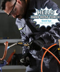 Pro Grade Propane Torch Hose Kit With 3.6 Foot Hose, MAP Gas Torch Kit With Trigger Start And Adjustable Heat Up To 3600F demonstrated by a person.