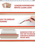 Stay Flat Photo Mailers 6.5 By 4.5 Inch Self Seal Rigid Mailers Pack Of 200 showing features like 350gsm paperboard and adhesive strip