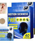 80 Count Motion Sickness Patches For Travel On The Go Non Drowsy Relief Lasts 72 Hours Breathable Non Woven Fabric With Fresh Mint Scent Safe For Adults And Kids 4 Plus For Cruise Car Airplane And Other Travel, 40 patches box and ear patch