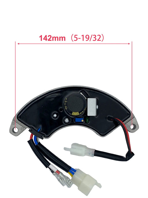 5 To 8kW Generator Automatic Voltage Regulator AVR For Predator Honda Champion Generac with Emergency Stop Plug, 142mm wide