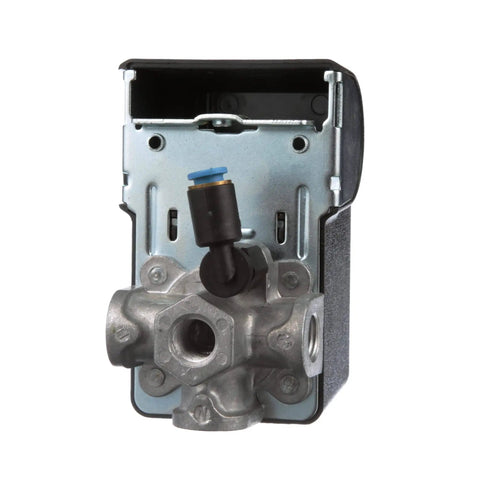 Front view of CW209000AV Air Compressor Heavy Duty Pressure Switch 100 To 135 PSI for quarter inch NPT four port manifold