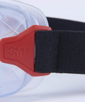 GoggleGear Eye Protection Goggles 3000 Series Clear Scotchgard lens with PVC shroud and premium strap detail
