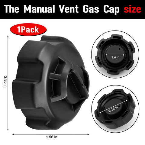 Marine Gas Cap For Boat Fuel Tank Fits Tempo And Broad Range Of Marine Tanks For Manual Vent Cap Replacement Easy Install Black 1 Pack 62150110 Compatible With Tempo And Other Popular Tanks Seals Tight And Leak Proof