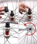 Rear Hub Lock Ring Tool For Bicycle Maintenance With Durable Chromium Vanadium Steel Construction And Easy Hub Nut Removal
