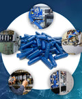 Gel Filled Wire Connectors For Low Voltage Splices Outdoor Waterproof Blue Color Code Crimp Bean Style Accepts Up To Four