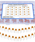 Massive 480 Piece Multilayer Ceramic Capacitor Kit With 24 Values From 10pF To 10uF, shown with organized storage box.