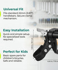 Kid Friendly Bike Brake Levers Universal 22mm Fit Short Reach Ergonomic Grips For Small Hands Great For Mountain Bikes And BMX Anti Rust