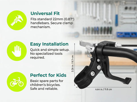 Kid Friendly Bike Brake Levers Universal 22mm Fit Short Reach Ergonomic Grips For Small Hands Great For Mountain Bikes And BMX Anti Rust
