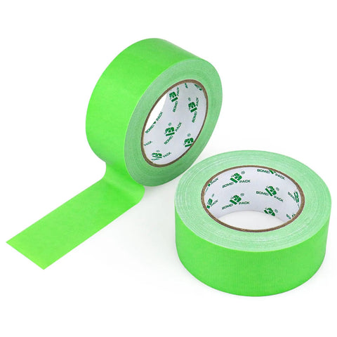Green Heavy Duty Duct Tape 9 Mil Thick, 1.88 Inch Wide, 30 Yards Per Roll, Industrial Grade Waterproof Tape For Packing And Repairs, Strong Sticky Utility For Concrete, Wood, Glass, Metal, Plastic, 2 Rolls Total 60 Yards. Two green rolls shown