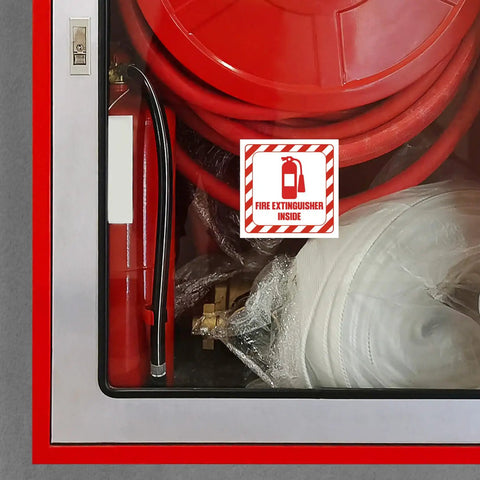 Built Different Pack Of Ten Fire Extinguisher Inside Sign Stickers Made From Rugged Vinyl Safety Decals For Pickup Trucks And Supply Cabinets Uv Hardened Self Mounting Compliance Labels That Serve As A Knockout Visibility Boost