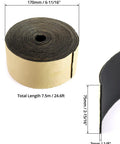 Pipe Wrap Insulation For Heat And Cold Pipes, Fiberglass Free Material, 3 Inch By 1 Eighth Inch By 25 Feet roll with measurements