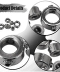 Six Pack Depth Stop Kit Stainless Steel Position Limiter Collars Fit Robotics Auto Screw Drive Shafts Guide Align Precision Tools For Pros Working On Projects Home Garages Easy Slide Install Reliable Gear Real Deal Every Day Buy Now Hot Fire Sale, 6 pcs