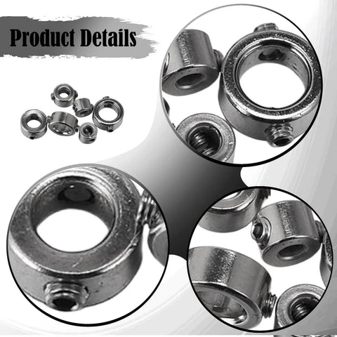 Six Pack Depth Stop Kit Stainless Steel Position Limiter Collars Fit Robotics Auto Screw Drive Shafts Guide Align Precision Tools For Pros Working On Projects Home Garages Easy Slide Install Reliable Gear Real Deal Every Day Buy Now Hot Fire Sale, 6 pcs