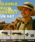 Cooling Mesh Boonie Hat With Sweatband For Hot Days, Flip Up Wide Brim For Better Visibility, UV Protection outdoor scene