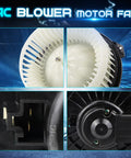 Honda Civic And Jeep Wrangler AC Blower Motor Replacement Plug N Play Direct Fit For 2006 To 2011 Civic And 2007 To 2010 Wrangler