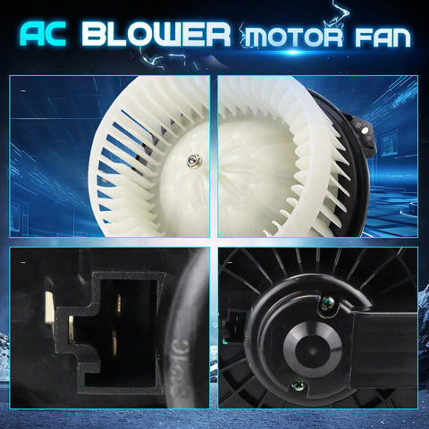 Honda Civic And Jeep Wrangler AC Blower Motor Replacement Plug N Play Direct Fit For 2006 To 2011 Civic And 2007 To 2010 Wrangler