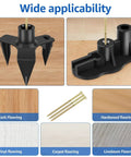 Floor Repair Kit With 50 Steel Screws And 5 Tools To Stop Squeaky Floors On Carpets And Hardwood Hidden Deck Fasteners usage guide.
