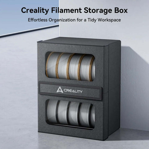 One Stop 3D Printer Filament Storage Box With Dryer Magnetic Closure And Moisture Proof Design 10Kg Capacity Two Tier Rack