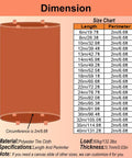 Durable Orange Canvas Unloading Chute 20m Cargo Slide Tarpaulin For Fast Loading And Quick Unloading Heavy Duty 28x2m Logistics Gear Built