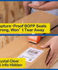Heavy Duty Packing Tape With Dispenser One Roll 1.88 Inch Wide By 65 Yards Clear Tape Sealing Box for Shipping