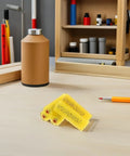 40 Pack Yellow Sponge Paint Rollers Creates Killer Textured Finish On Drywall And Exterior Walls Provides Smooth Operator Application For Even Coverage And Nails Pro Grade Wall Art Embossing on a work surface.