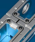 Built Tough 60 Pack 1/4 20 X 3/4 Inch Button Head Socket Cap Bolts Forged From 304 Stainless Steel With Sleek Black Zinc Coating And Fully Threaded Allen Hex Drive For Heavy Duty Tasks, close-up of bolts.