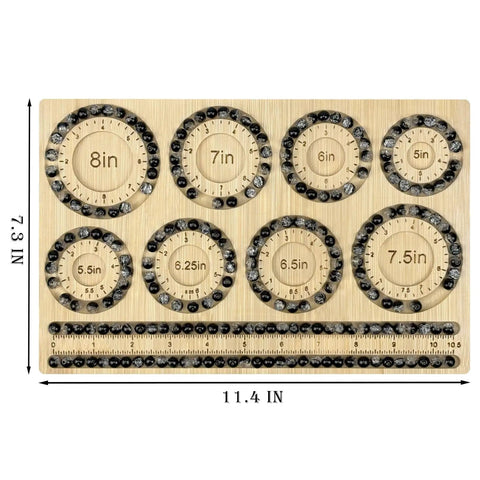 Bead Boards For Jewelry Making And Bracelets Bamboo Beading Board For Bracelet And Anklet Craft 5 Inch To 8 Inch Bead Board