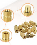 Heat Set Insert Tool With 14 Tips And Soldering Iron Adapter For 3D Printing Plastic Parts M2 To M8 Threaded Inserts Brass Insert Nuts
