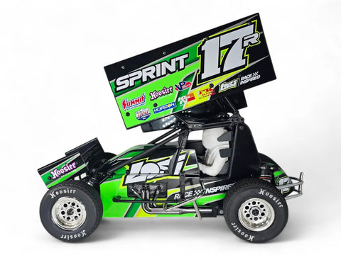 Ultra Lightweight RC Driver Upgrade For 1/10 Scale Sprint Car, 3D Printed And Paintable, Replaces Stock 2.6 Oz With A 1 Oz Part