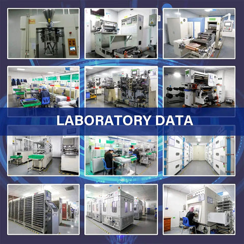 Collage of laboratory equipment and production facilities showcasing advanced manufacturing processes.