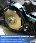 46T M1.0 Hardened Steel Spur Gear And 23T Pinion Gear Set Beefed Up RC Drivetrain Upgrade Kit for efficient power transmission