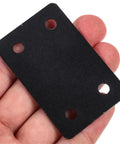 Heavy Duty Stainless Steel Mending Plates Set of 15 for Wood Furniture Cabinets and Metal Joints Straight Brackets in hand
