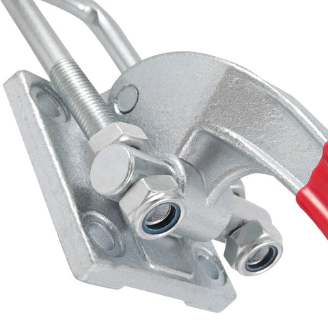 Close-up of the Rock Solid Heavy Duty U Hook Latch Clamp 2 Pack Delivers Knockout 7716 Lb Grip Power built tough from cast alloy steel.